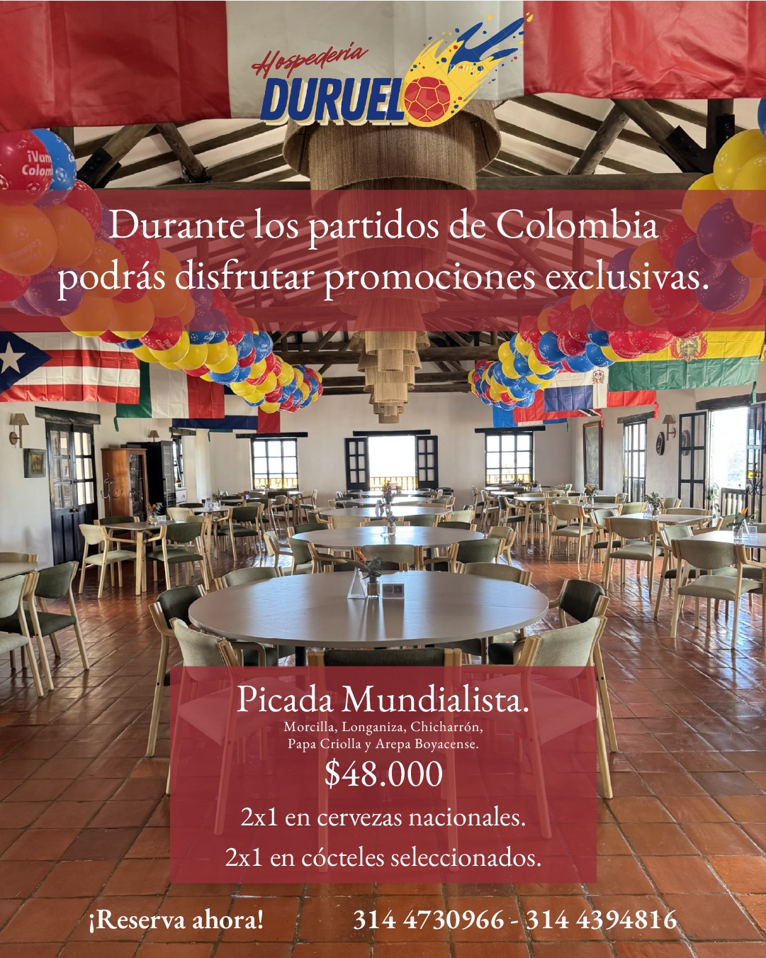 Picada Mundialista - Hospedería Duruelo
